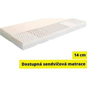 Matrace Matrace za hubičku.cz Betta MAX - 14cm sendvičová matrace 195 x 80 x 14 cm