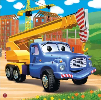 Hračka DINO Puzzle Tatra Auta: Jeřáb 60 dílků