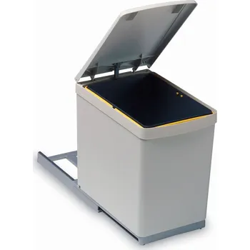 Odpadkový koš GOLLINUCCI Sorter Linea 280 300mm 1x16l světle šedá (GOLLINUCCI Sorter Linea 280 300mm 1x16l světle šedá)