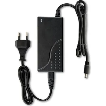 LED osvětlení Napájecí adaptér 84W, DC12V/7A, IP20, černý plast, s vidlicí