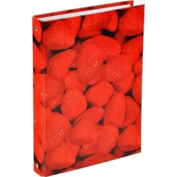 Pořadač A5 4kr. lamino JAHODY