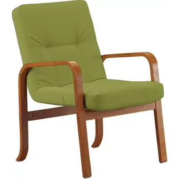 Sedací souprava RO - 10 křeslo čalouněné látkou Bora, dřevěné BORA 38 - látka kiwi