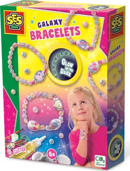 dětská sada na výrobu šperků SES creative Galaxy Sada na výrobu svítících náramků