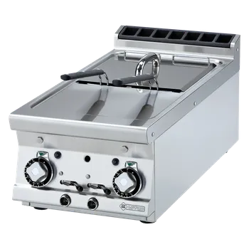 fritéza Fritéza plynová dvojitá 0,56 kW/l, 8+8 l bez podestavby | RM - F2/8T-74G