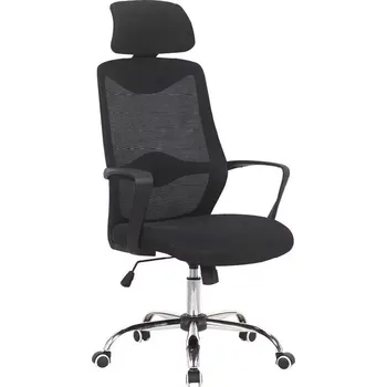 AVANTI židle kancelářská, kříž chrom, MESH černá