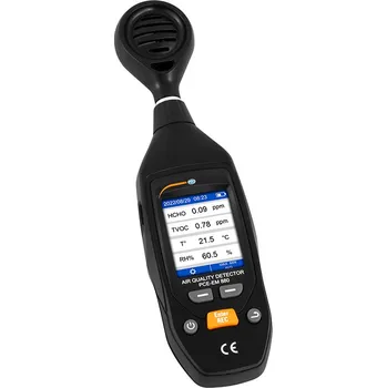 Měřič kvality ovzduší PCE-EM 880, měření HCHO, TVOC, teploty, vlhkosti vzduchu