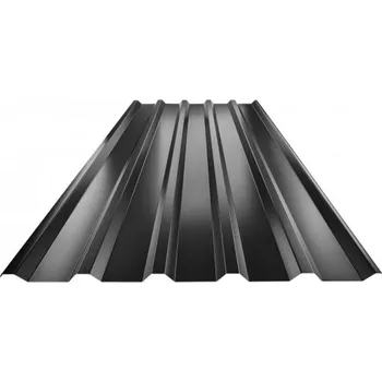 Střešní krytina Plech trapézový intenzivně černý RAL 9005, TR35A - střešní 0,55mm lesklý