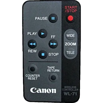 CANON UC1000, UC2000, UC3000 - kompatibilní značkový dálkový ovladač General