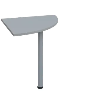 Stolová podnož LS 27 - 7 deska spojovací, kovová podnož stříbrná, síla desky 25 mm, široká 700 mm, šedá