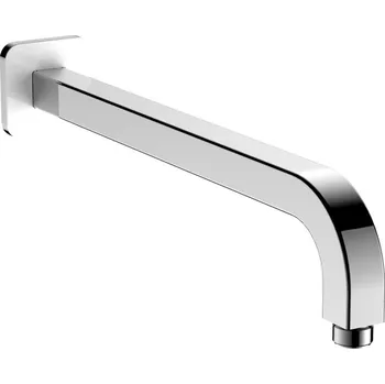 Tyč na sprchový závěs OMNIRES - nástěnné sprchové rameno, 35 cm chrom / bílá /CRB/ RA15CRB