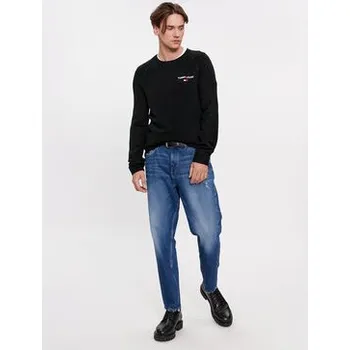 Pánský svetr Tommy Jeans Svetr DM0DM17756 Černá Regular Fit M
