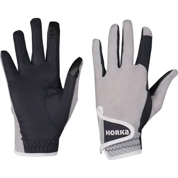Jezdecké rukavice Horka Jezdecké rukavice Barva: šedá, Velikost: XS