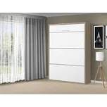 Nabytekmorava Sklápěcí postel VS 1054 P 200x120cm barva lamina: Dub Sonoma/ bílá