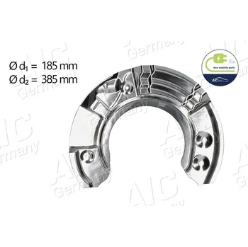 Brzdový kotouč Ochranný plech proti rozstřikování, brzdový kotouč A.I.C. 57530