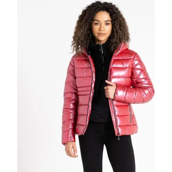 Dámská větrovka Dámská zimní prošívaná bunda Dare2b REPUTABLE II růžová 34