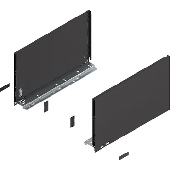 Nábytkové kování BLUM 770F4002S bočnice Legrabox F 400mm karbon černá CS-M (BLUM 770F4002S bočnice Legrabox F 400mm karbon černá CS-M)