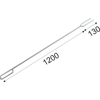Kov - Celonerezová opékací vidlička 120 cm