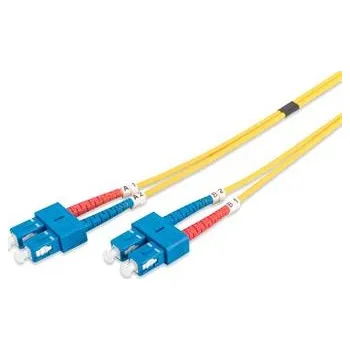 Síťový kabel DIGITUS Fiber Optic Patch Cord, SC to SC Singlemode 09/125 µ, Duplex Length 5m