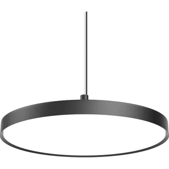 Louis Poulsen, Závěsná lampa Slim Round Suspended LED 3000K s opálovým difuzorem ovládání osvětlení Dali 68 cm černá - Formadore