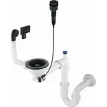 DEANTE - Space-Saver nero granitová odpadní sada na dřez, 1 miska - Space-Saver ZXY_N982