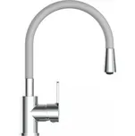 Eisl - Dřezová stojánková baterie s ohebnou hubicí, chrom- šedá, FLEXO NI186FLHG NI186FLHG