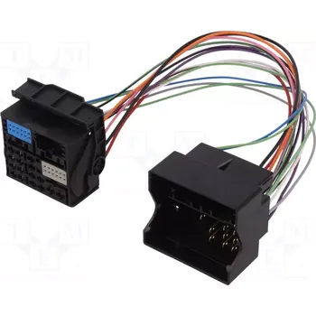 Autorádio Adaptér; VW; Quadlock 40pin zásuvka,Quadlock 52pin vidlice