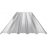 Plech trapézový bílo hliníkový RAL 9006, TR35B plus - stěnový 0,55mm lesklý