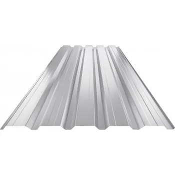 Střešní krytina Plech trapézový bílo hliníkový RAL 9006, TR35B plus - stěnový 0,55mm lesklý