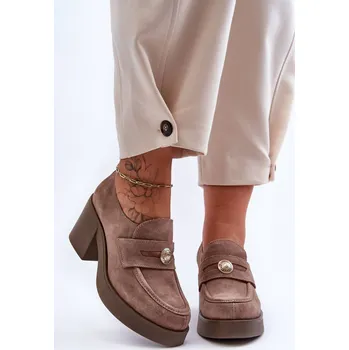 Dámské polobotky Polobotky na podpatku model 183948 Step in style 38