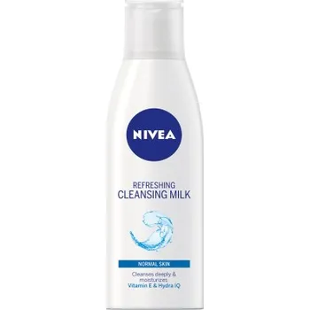 Přípravek na čištění pleti a oči Nivea Refreshing Cleansing Milk osvěžující čisticí pleťové mléko, 200 ml