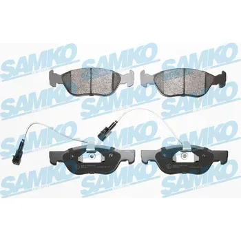 Brzdová destička Sada brzdových destiček, kotoučová brzda SAMKO 5SP1076