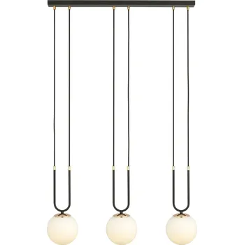 Emibig Glam závěsné svítidlo 3x10 W černá-opálová 1112/3
