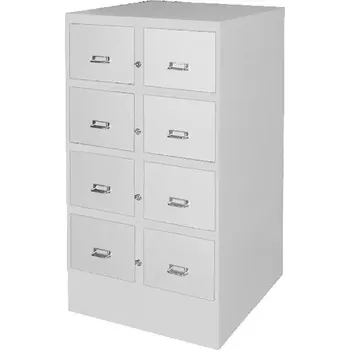 Kartotéka 2380/4/S kartotéka 8-mi zásuvková A5, šedá