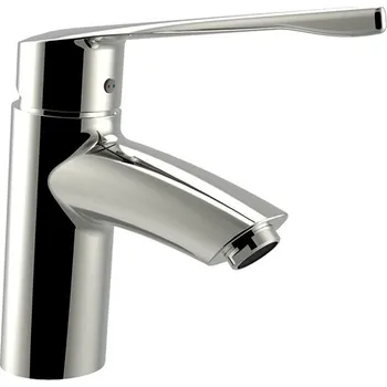 Umyvadlová stojánková baterie bez automatické výpusti, výtok 115 mm, lékařská páka, chrom Deep by Jika Chrom H3111U80041291