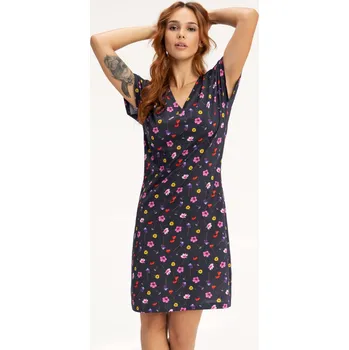 Dámské noční prádlo Košile Luna 079 kr/r M-2XL L23 exotické listy M