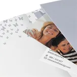 Exkluzivní zápisník "Jolie", Butterfly Confetti, A5, linkovaný, 87 listů, tvrdé desky, SIGEL JN347