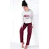 Dámské pyžamo Sensis Gween šedé/červené