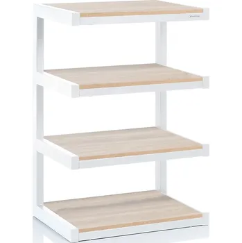 Televizní stolek NorStone Esse Hifi - Bílá/Ořech