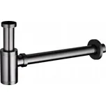 HOPA - Umyvadlový kovový sifon bez click/clack zátky, univerzální, kulatý, grafitová BAMAX267698