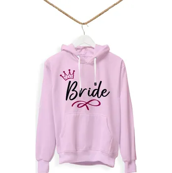 Dámská mikina Personal Dámská mikina - Bride korunka Barva: Růžová, Velikost - dospělý: XS