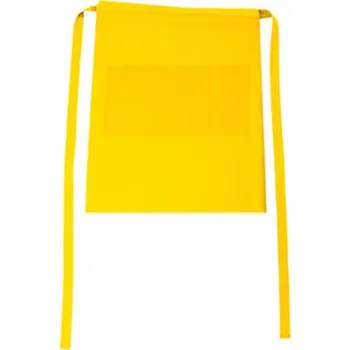 Kuchyňská zástěra CG Workwear Gastro zástěra Roma s kapsami odolná proti pomačkání 50 x 78 cm Barva: Žlutá, Velikost: 50 x 78 cm CGW1262