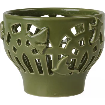 Svícen Kähler, Stojan na čajovou svíčku Orangery Green Garden 9,5 cm - Formadore