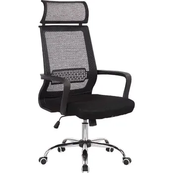 LAUREN židle kancelářská, kříž chrom, MESH černá