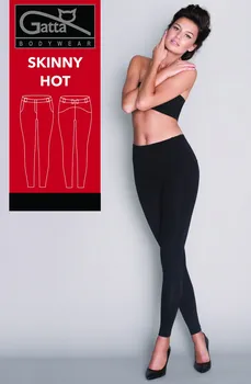 Dámské kalhoty Dámské kalhoty Gatta Skinny Hot Černé 4502S černá/černá S