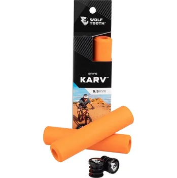 grip Gripy WOLF TOOTH Karv Grips 6,5mm orange