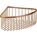 HOPA - Polička do sprchy rohová, 265×90×205 mm - Barva - Růžové zlato broušená KDBE155208312