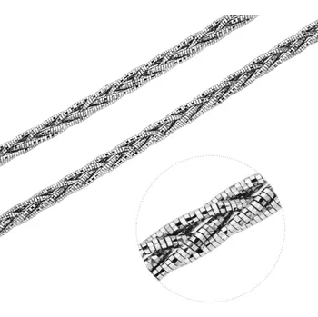 Řetízek Bealio BEALIO Stříbrný náhrdelník OMEGA Délka řetízku: 42+3 cm 03-07860-0410