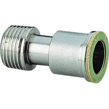 Ventil Giacomini R173P Nastavitelné prodloužení pro ventily s rovnou těsnící plochou, chromované