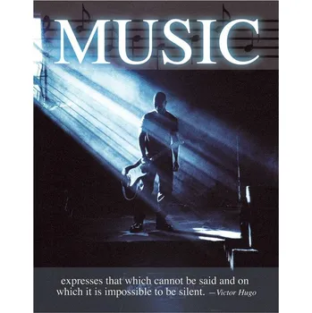 Plechová cedule Plechová cedule Music - Victor Hugo