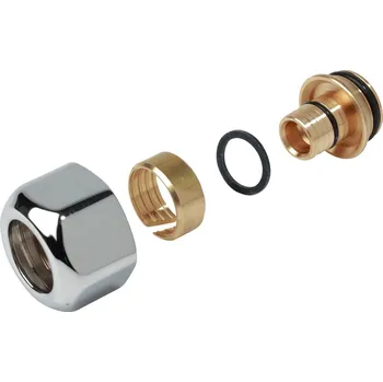 Giacomini T179M Adaptér pro trubky PEX - AL - PEX, leštěný chrom